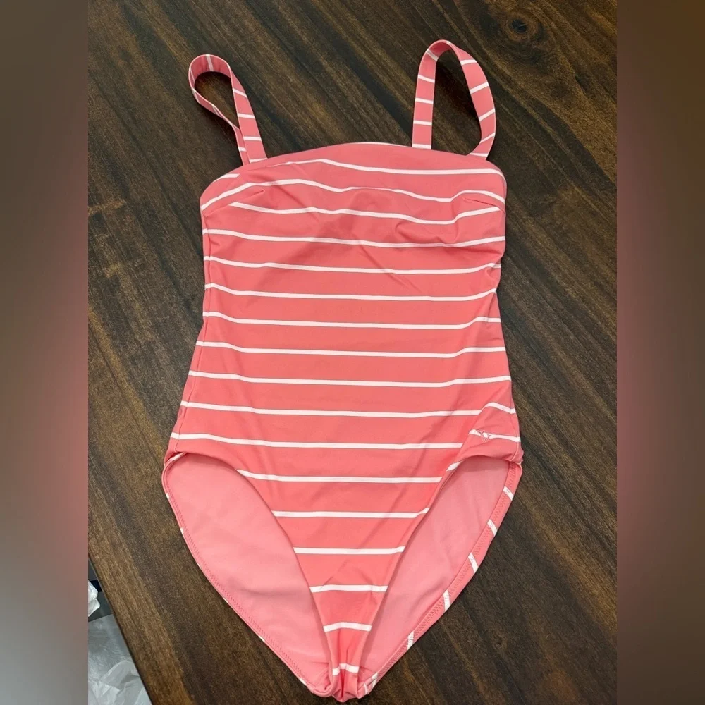 Vineyard Vines striped one piece bathing suit